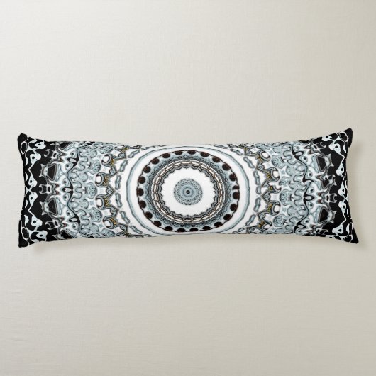 Mandala monsters 2 lichaamskussen (Achterkant)