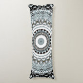 Mandala monsters 2 lichaamskussen (Voorkant Verticaal)