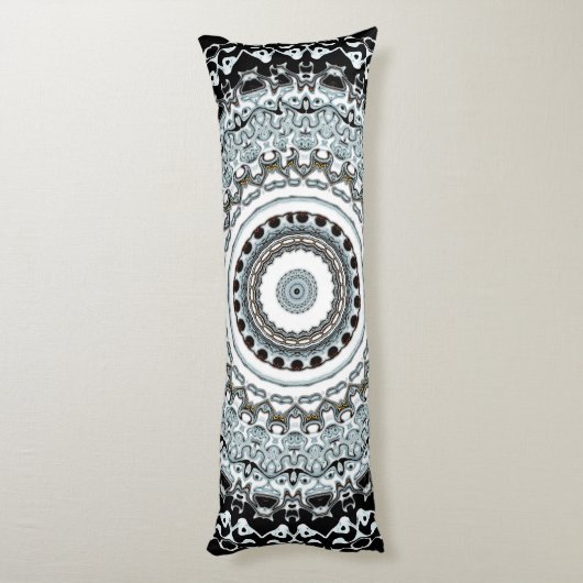 Mandala monsters 2 lichaamskussen (Achterkant (Verticaal))