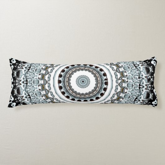 Mandala monsters 2 lichaamskussen (Voorkant)