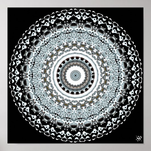 Mandala monsters 2 poster (Voorkant)