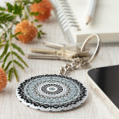 Mandala monsters 2 sleutelhanger (Zijkant)