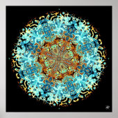 Mandala monsters 4 poster (Voorkant)