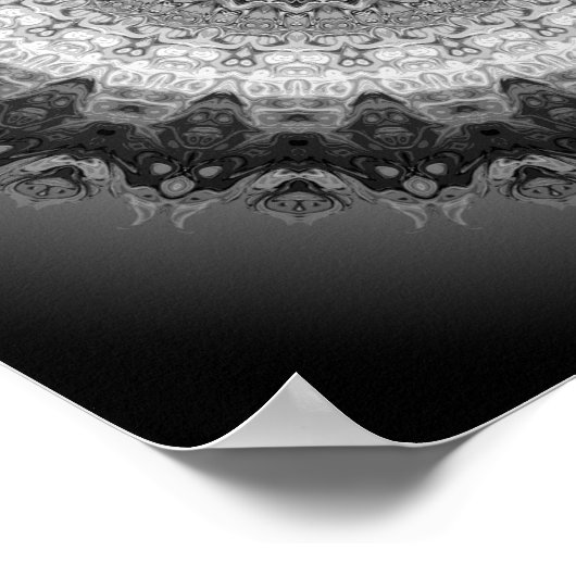 Mandala monsters (uil, gorilla's en homunculi) poster (Hoek)