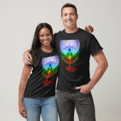 Mandala Moon Chakra Tree Life T-shirt (Unisex)