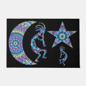 Mandala Moon Star Kokopelli Doormat Deurmat (Voorkant)