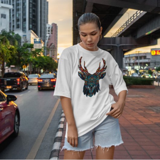 Mandala Moose T-shirt