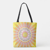 Mandala Morning Sun Colorful Tas (Achterkant)