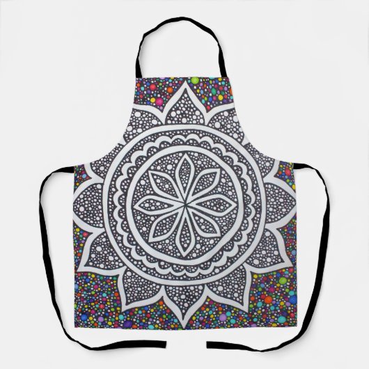 Mandala Mosaic 2025 Schort (Voorkant)