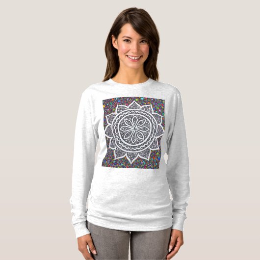 Mandala Mosaic 2025 T-shirt (Voorkant volledig)