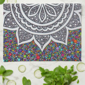 Mandala Mosaic 2025 Theedoek (Gevouwen)