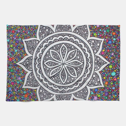 Mandala Mosaic 2025 Theedoek (Horizontaal)