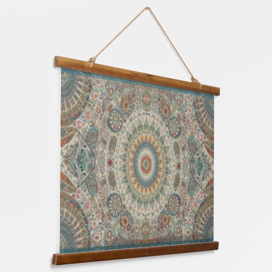 Mandala Mosaic Hangend Wandkleed (Gebogen)