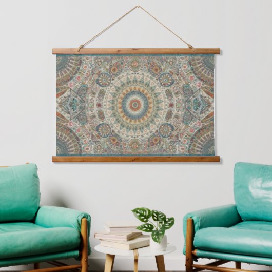 Mandala Mosaic Hangend Wandkleed (Woonkamer)