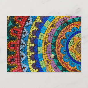 Mandala Mosaic Monte Verità Zwitserland Briefkaart