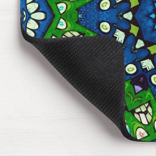 Mandala Mosaic Rosette Boho Retro Hippie Muismat (Hoek)