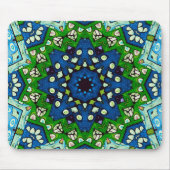 Mandala Mosaic Rosette Boho Retro Hippie Muismat (Voorkant)