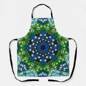 Mandala Mosaic Rosette Boho Retro Hippie Schort (Voorkant)