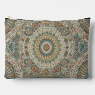 Mandala Mosaic Zippered Pouch Etui