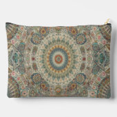 Mandala Mosaic Zippered Pouch Etui (Achterkant)