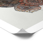 Mandala moth poster door Shelley (Hoek)