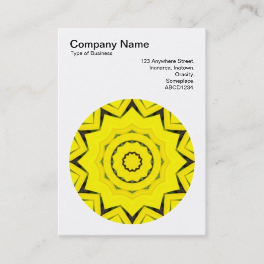 Mandala Motief 022 Visitekaartje (Voorkant)