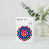 Mandala Motief 029 Visitekaartje (Staand voorkant)