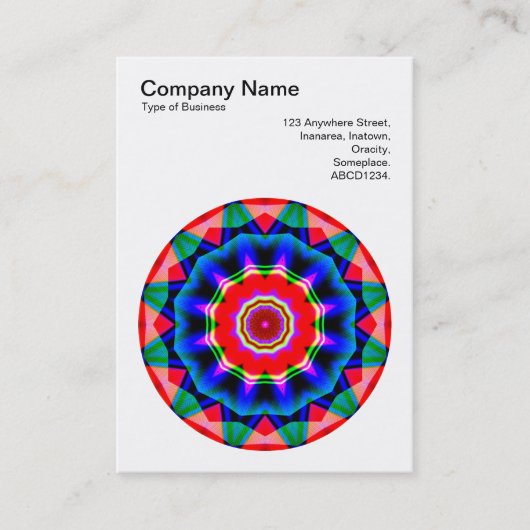 Mandala Motief 029 Visitekaartje (Voorkant)