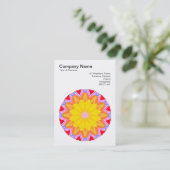 Mandala Motief 02 Visitekaartje (Staand voorkant)