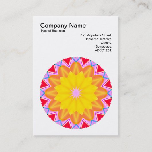 Mandala Motief 02 Visitekaartje (Voorkant)