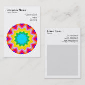 Mandala Motif 010 Visitekaartje (Voorkant / Achterkant)