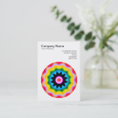 Mandala Motif 011 Visitekaartje (Staand voorkant)