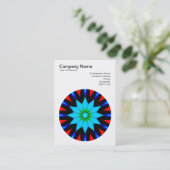 Mandala Motif 012 Visitekaartje (Staand voorkant)