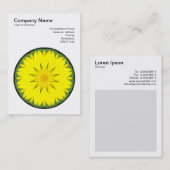 Mandala Motif 018 Visitekaartje (Voorkant / Achterkant)