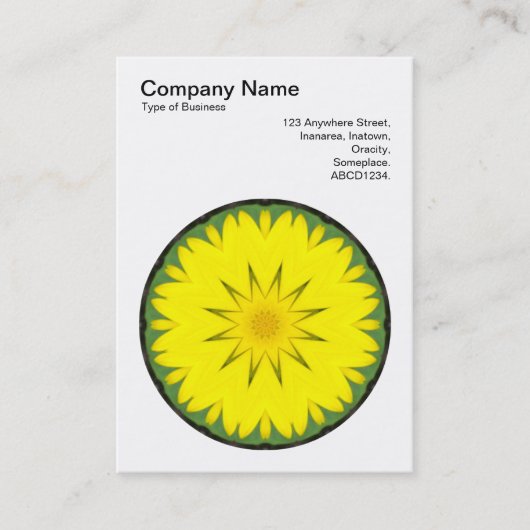 Mandala Motif 018 Visitekaartje (Voorkant)