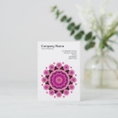 Mandala Motif 024 Visitekaartje (Staand voorkant)