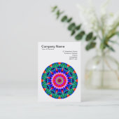 Mandala Motif 026 Visitekaartje (Staand voorkant)