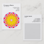 Mandala Motif 02 Visitekaartje (Voorkant / Achterkant)