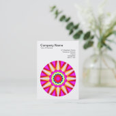 Mandala Motif 030 Visitekaartje (Staand voorkant)