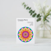 Mandala Motif 07 Visitekaartje (Staand voorkant)