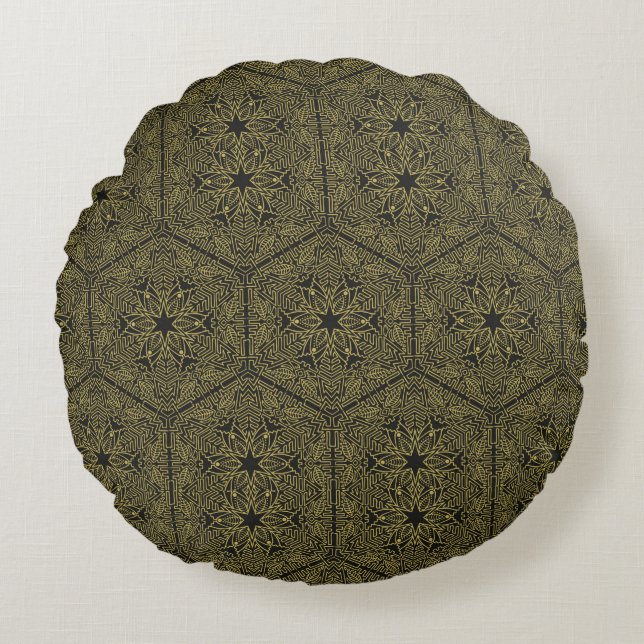 mandala motif pillow rond kussen (Voorkant)