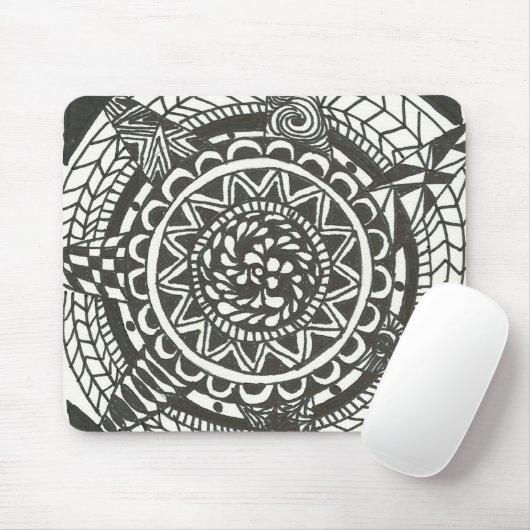 Mandala mousepad muismat (Met muis)