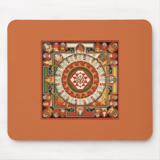 Mandala Mousepad Muismat (Voorkant)