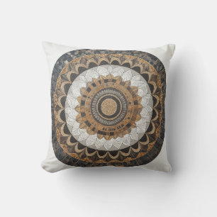 Mandala Mozaïek Cirkelkussen Kussen