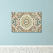 Mandala Mozaïek Wall Art Canvas Afdruk (Insitu (Houten vloer))