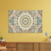 Mandala Mozaïek Wall Art Canvas Afdruk (Insitu (Woonkamer))