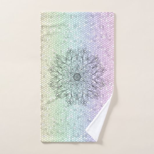 Mandala mozaïekdoekset bad handdoek (Handdoek)