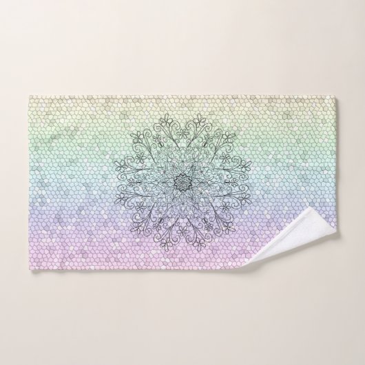 Mandala mozaïekdoekset bad handdoek (Handdoek)