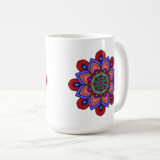  Mandala Mug Koffiemok (Voorkant rechts)