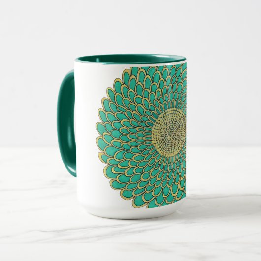 Mandala Mug Mok (Voorkant links)
